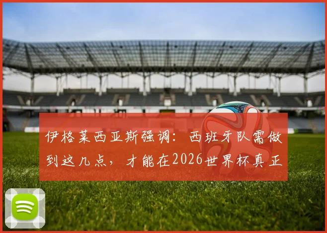 伊格莱西亚斯强调：西班牙队需做到这几点，才能在2026世界杯真正威胁比利时队